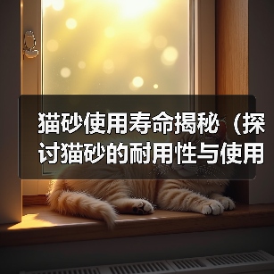 猫砂使用寿命揭秘（探讨猫砂的耐用性与使用频率，帮助猫主人更好地管理猫砂消耗）（图2）