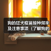 狗的狂犬疫苗接种频率及注意事项（了解狗的狂犬疫苗接种时间，保护宠物健康）（图3）