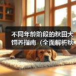 不同年龄阶段的秋田犬饲养指南（全面解析秋田犬在不同年龄阶段的饲养要点与技巧）（图4）
