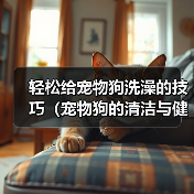 轻松给宠物狗洗澡的技巧（宠物狗的清洁与健康）（图3）