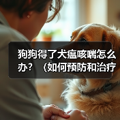 狗狗得了犬瘟咳喘怎么办？（如何预防和治疗犬瘟咳喘）（图3）