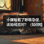 小猫睡着了呼吸急促，该如何应对？（如何检查小猫的呼吸状况？常见的呼吸急促原因及其解决方法。）（图2）
