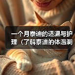 一个月泰迪的适温与护理（了解泰迪的体温调节机制，给宠物提供健康保障）（图2）