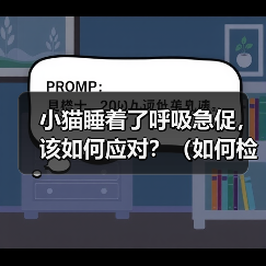 小猫睡着了呼吸急促，该如何应对？（如何检查小猫的呼吸状况？常见的呼吸急促原因及其解决方法。）（图4）
