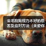 金毛狗狗视力不好的原因及应对方法（关爱你的金毛，保护它的视力健康）（图2）