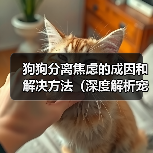 狗狗分离焦虑的成因和解决方法（深度解析宠物狗狗分离焦虑症状、原因及治疗方法）（图4）