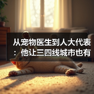 从宠物医生到人大代表：他让三四线城市也有了高品质宠物医疗服务（图3）