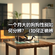 一个月大的狗狗性别如何分辨？（如何正确辨别狗狗性别，帮助它健康成长）（图3）