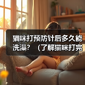 猫咪打预防针后多久能洗澡？（了解猫咪打完疫苗后的洗澡时间和注意事项）（图4）