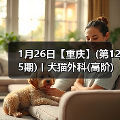1月26日【重庆】(第125期)丨犬猫外科(高阶)班！含SUB(人人可实操)、乳糜胸等技术！（图2）