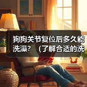 狗狗关节复位后多久能洗澡？（了解合适的洗澡时间，为你的狗狗提供最佳的关节复位护理）（图1）