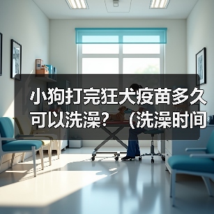 小狗打完狂犬疫苗多久可以洗澡?(洗澡时间和注意事项)(图3) 小狗打完狂犬疫苗多久可以洗澡?(洗澡时间和注意事项)(图3)