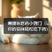 猫咪吃药技巧与成功方法，轻松应对喂药难题