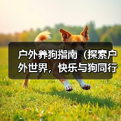 户外养狗指南(探索户外世界,快乐与狗同行)(图2) 户外养狗指南(探索户外世界,快乐与狗同行)(图2)