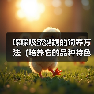 喋喋吸蜜鹦鹉的饲养方法（培养它的品种特色，让它成为你家的“明星鸟”）