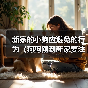新家小狗必须避免的15种不良行为指南