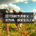 四只狗带来家庭责任感与幸福感