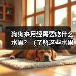 狗狗来月经需要吃什么水果？（了解这些水果，让狗狗更健康！）（图1）