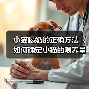 小猫喝奶的正确方法（如何确定小猫的喂养量？）（图1）