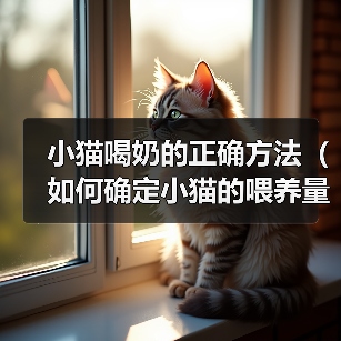 小猫喝奶的正确方法（如何确定小猫的喂养量？）（图4）