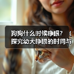 狗狗什么时候睁眼？（探究幼犬睁眼的时间与原因，）（图3）