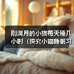 刚满月的小猫每天睡几小时（探究小猫睡眠习惯及其对健康的影响）（图4）