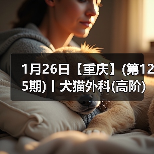 1月26日【重庆】(第125期)丨犬猫外科(高阶)班！含SUB(人人可实操)、乳糜胸等技术！（图2）