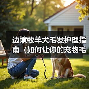 边境牧羊犬毛发护理指南（如何让你的宠物毛发更加健康亮丽）（图3）