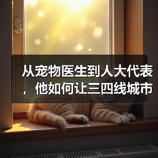 从宠物医生到人大代表，他如何让三四线城市拥有高品质宠物医疗？（图4）