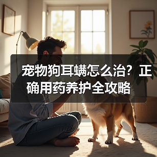 宠物狗耳螨怎么治?正确用药养护全攻略(图1) 宠物狗耳螨怎么治?正确用药养护全攻略(图1)
