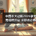 中国农大动医2026学术岗招聘开启 求职者必看条件解析（图4）