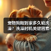 宠物狗刚到家多久能洗澡?洗澡时机关键因素揭秘(图1) 宠物狗刚到家多久能洗澡?洗澡时机关键因素揭秘(图1)