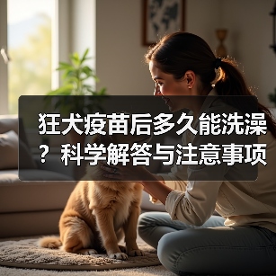 狂犬疫苗后多久能洗澡？科学解答与注意事项（图1）
