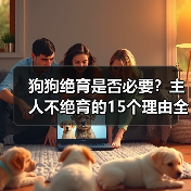 狗狗绝育是否必要？主人不绝育的15个理由全解析（图2）