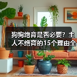 狗狗绝育是否必要？主人不绝育的15个理由全解析（图3）