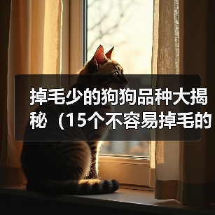 掉毛少的狗狗品种大揭秘(15个不容易掉毛的狗狗品种,让你家免受毛团团的困扰)(图4) 掉毛少的狗狗品种大揭秘(15个不容易掉毛的狗狗品种,让你家免受毛团团的困扰)(图4)