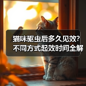 猫咪驱虫后多久见效?不同方式起效时间全解析(图2) 猫咪驱虫后多久见效?不同方式起效时间全解析(图2)
