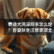 泰迪犬洗澡频率怎么定？春夏秋冬注意事项全解析（图4）