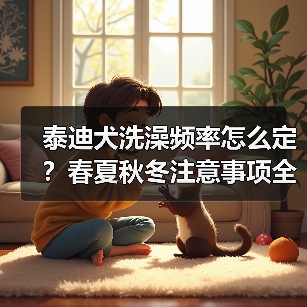 泰迪犬洗澡频率怎么定？春夏秋冬注意事项全解析（图3）