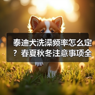 泰迪犬洗澡频率怎么定？春夏秋冬注意事项全解析（图1）