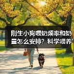 刚生小狗喂奶频率和奶量怎么安排？科学喂养阶段指南（图1）