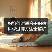 狗狗何时适合干狗粮？科学过渡方法全解析（图3）