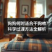 狗狗何时适合干狗粮？科学过渡方法全解析（图1）