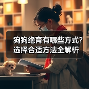 狗狗绝育有哪些方式？选择合适方法全解析（图4）