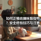 如何正确给猫咪剪指甲?安全修剪技巧与注意事项全解析(图1) 如何正确给猫咪剪指甲?安全修剪技巧与注意事项全解析(图1)