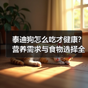 泰迪狗怎么吃才健康？营养需求与食物选择全解析（图1）