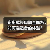 狗狗成长周期全解析：如何选适合的体型？（图1）