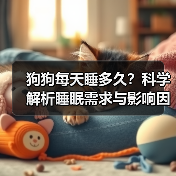 狗狗每天睡多久？科学解析睡眠需求与影响因素（图2）