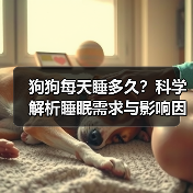 狗狗每天睡多久？科学解析睡眠需求与影响因素（图3）