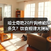 哈士奇吃20斤狗粮能撑多久？饮食规律大揭秘（图3）